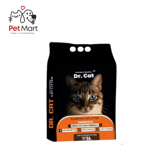 DR CAT LITTER 5 LTR UNSCENTED