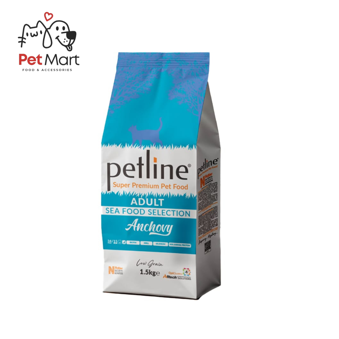 PETLINE CAT FOOD 1.5 KG