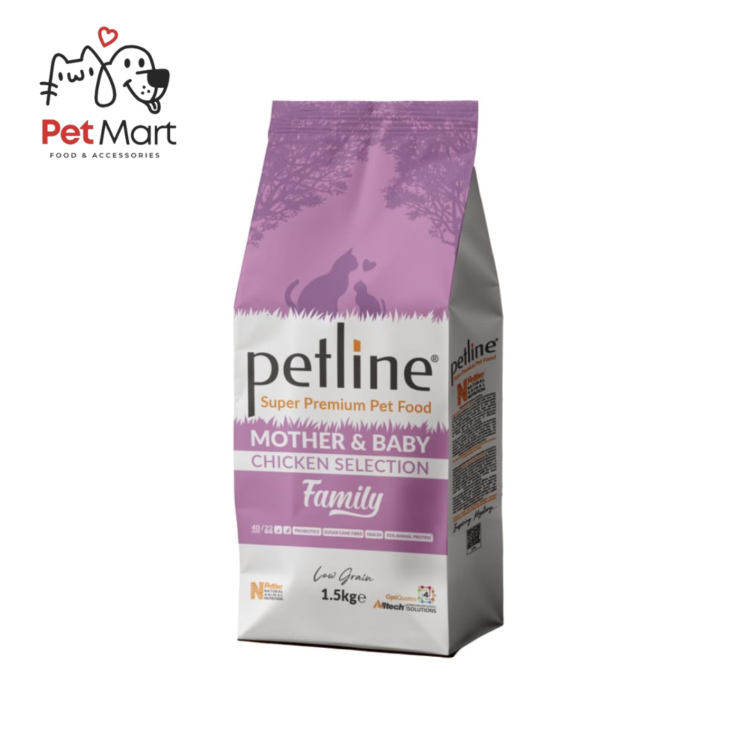 PETLINE CAT FOOD 1.5 KG