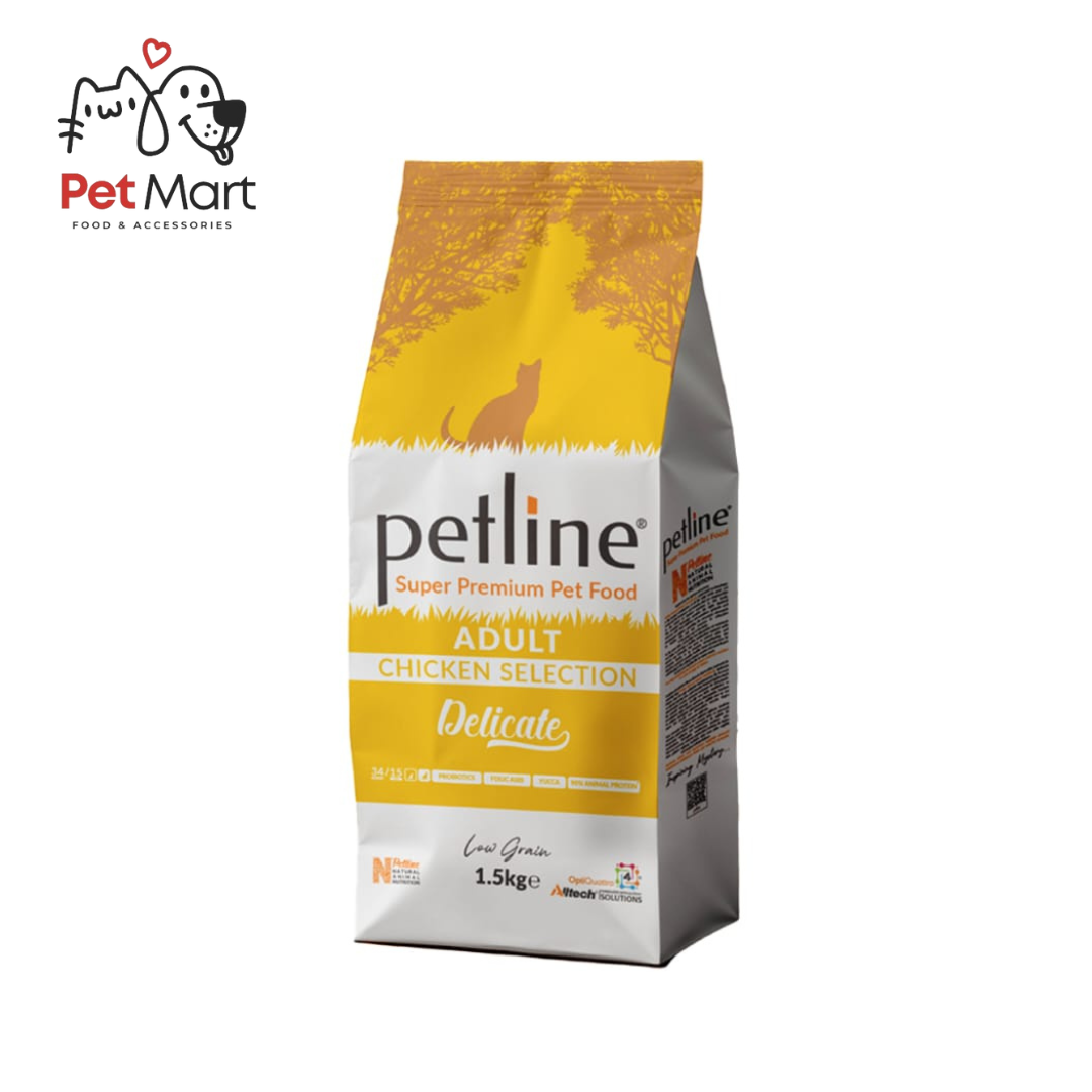 PETLINE CAT FOOD 1.5 KG