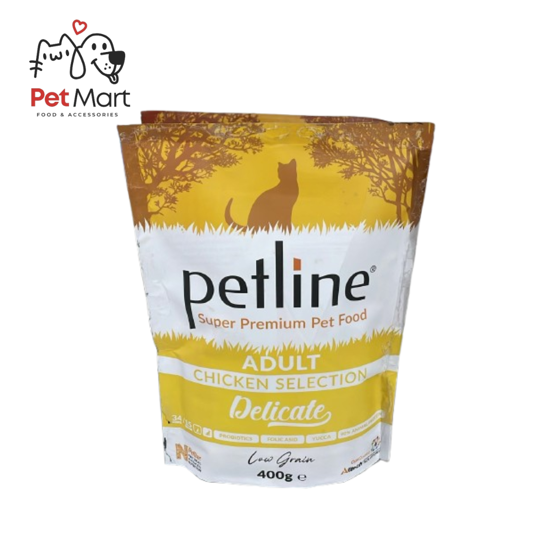 PETLINE CAT FOOD 400G