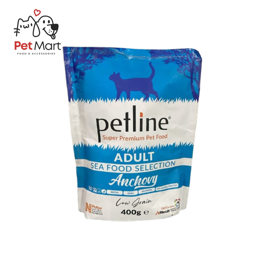 PETLINE CAT FOOD 400G