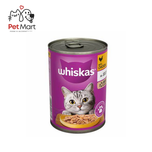 WHISKAS JELLY TIN 400G